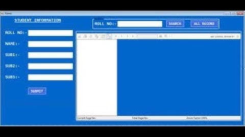 How to Create Simple C# Desktop Application? (Designing The Application in Visual Studio