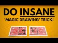 Do Easy Magic Drawing Card Trick (Incredible Beginner Trick!)