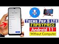 Tecno Pop 5 LTE Frp Bypass Android 11 Without Computer | All Tecno Google Account Remove - New Way