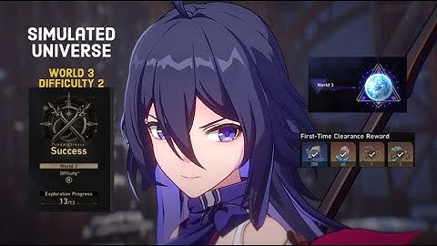 Honkai Star rail F2P Simulated Universe World 3 Difficulty 2 | Seele with Hunt Easy Clear