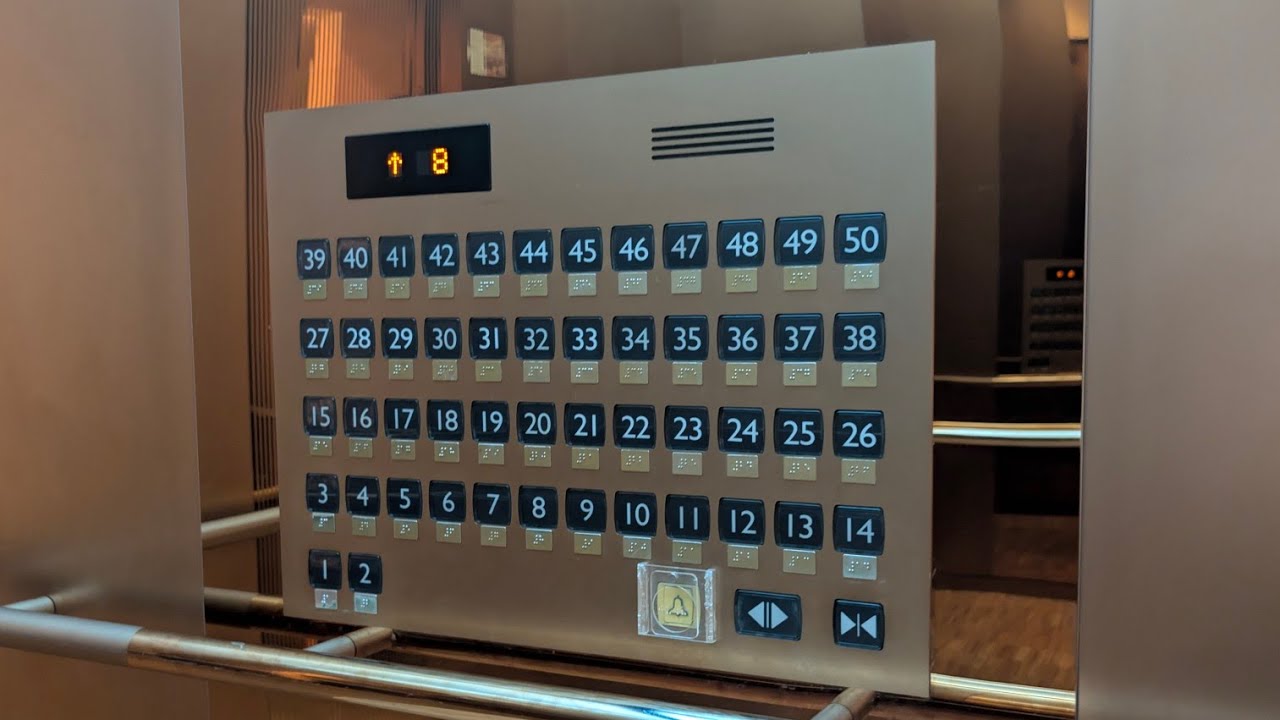 ［240m/minの50停止］ザ・クラシック 500 エグゼクティブ ペンタス レジデンスの三菱エレベーター / 더 클래식 500 익제큐티브 펜타즈 레지던스 의 미쓰비시 엘리베이터