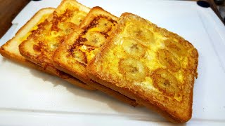 Do you have some bananas at home  Easy and delicious Banana French Toast recipe