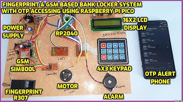 Fingerprint & GSM Based Bank Locker System with OTP Accessing Using Raspberry Pi Pico