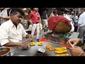 Indian Street Food Sandwich in Chandni Chowk, Old Delhi