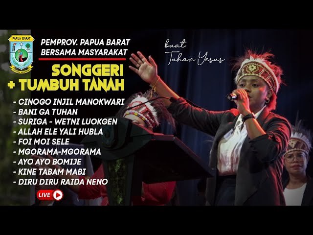 LAGU ROHANI SONGGERI + TUMBU TANAH PAPUA  BARAT | 31 MEI 2023 class=