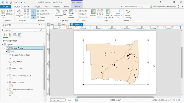 Adding a Frame Line and Neat Line