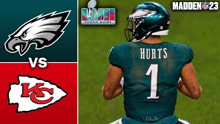 Eagles vs. Chiefs Super Bowl LVII Simulation | Madden 23 Gameplay PS5