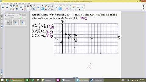 Dilating a Figure in the Coordinate Plane
