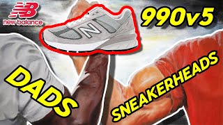 Why is Everyone OBSESSED with New Balance 990? (CUT IN HALF) Made is USA V5