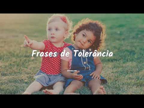 Vídeo: Por tolerância em uma frase?