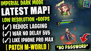 Latest! Imperial Sanctuary Dark MD Smooth Map - Fix Lag & Fps Drop Stable 60FPS [ Patch M-World ]