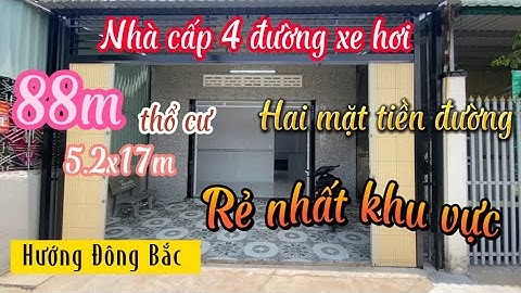 Đất Cần Giuộc Giá Rẻ| Nhà cấp 4 đường xe hơi còn mới 97% giá rẻ nhất khu vực. Khu an ninh dân sinh.