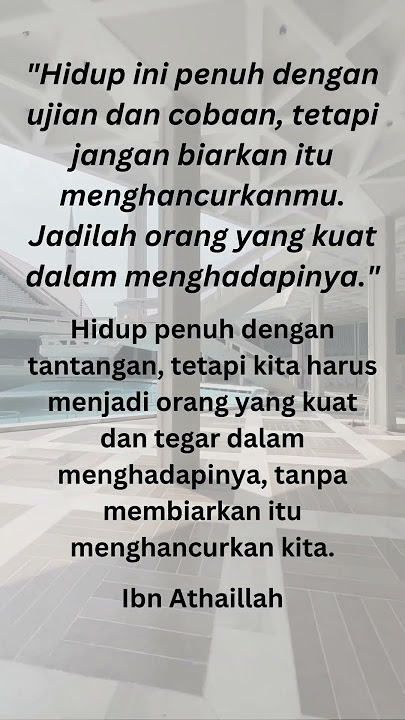 Kata Kata Sabar Menghadapi Cobaan - Quotes Mutiara Hikmah