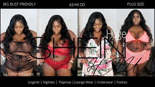 Huge Shein Haul Lingerie, Pjs, Nighties Plus Size Big Bust Kenshay Beautifully Black Cocoa