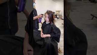 7 Year Old Boy Gets First Haircut