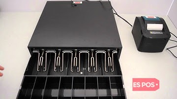 ES POS Tutorial - How to connect POS cash drawer To your 3" printer ?