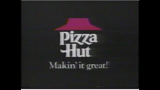 Vintage Pizza Hut Ad (1988) – Geoffrey Owens Football Party Chaos 🏈