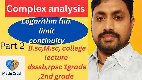 Complex Analysis: Limit & Continuity | Hinglish | B.Sc., IIT JAM, NET,College Maths”