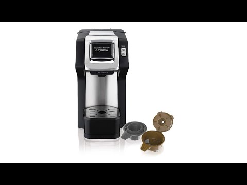 Hamilton Beach 49979 FlexBrew Single-Serve Coffee Maker, Compatible with Pod Packs and Grounds