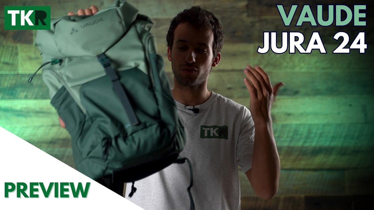Sac à Dos VauDe Jura 24 – 25L – Noir – Randonnée – Pochettes Externes