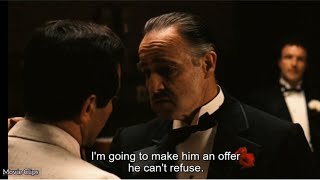 Godfather (1972) I'm going to make him an offer he can't refuse|Movie Clips|