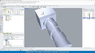 4 Axis Setups in RhinoCAM and VisualCAM