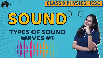 Sound Class 9 ICSE Physics Chapter 7 | Types of Sound Waves #1