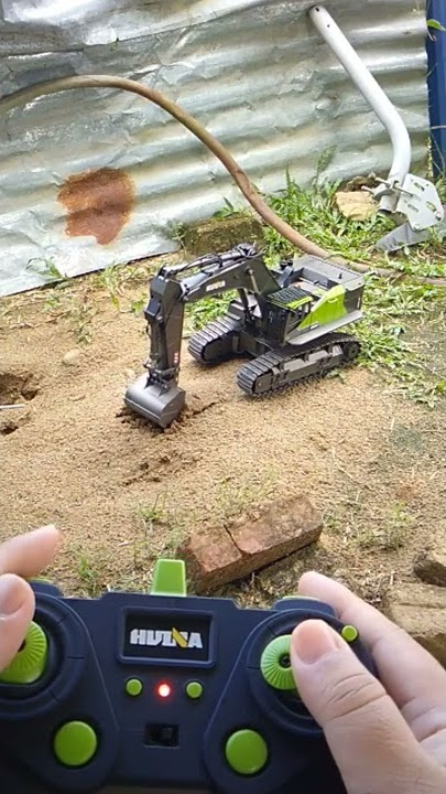 excavator rc huina 1593#excavator #toys