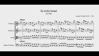 Antonio Vivaldi - In exitu Israel Rv 604