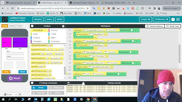 Code org App Lab Quadrilateral Menu Navigation