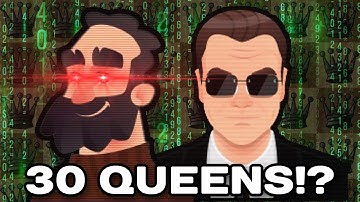 Can Martin FINALLY Beat Agent Chess With 30 QUEENS?!