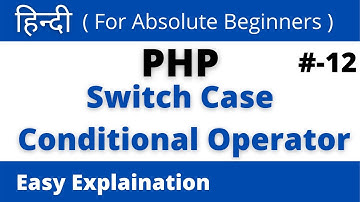 Switch Case Operator in PHP || HINDI