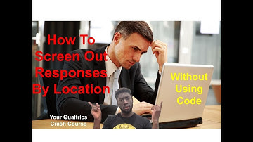 How to screen out respondents by location