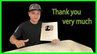 (YouTube Silver Play Button) Thank you very much |  Boomerang plane king