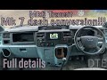 Transit mk6 dash upgrade to mk7 full details campervan build DTE