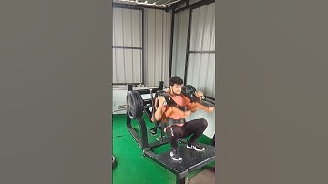 100kg hack squat failed || watch till End || #shorts #viral