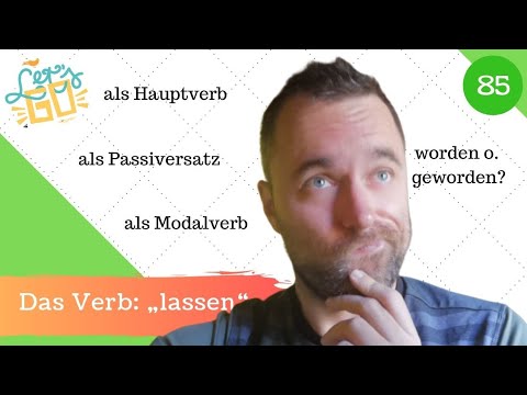 Урок немецкого языка #47. Глагол lassen в немецком языке.