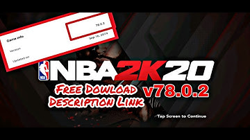 NBA2K20 MOBILE | Updated Version 78.0.2 | Free Download