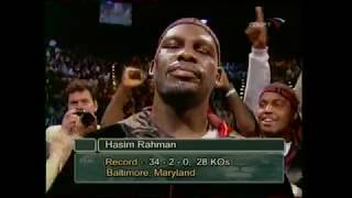 Hasim Rahman vs Lennox Lewis(1-st fight).