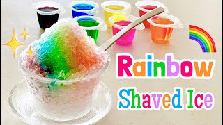 Rainbow Shaved Ice (Kakigōri) | OCHIKERON | Create Eat Happy :)