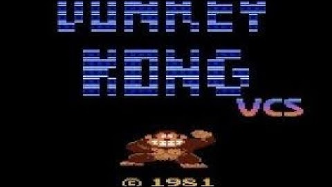 Donkey Kong VCS Homebrew (Atari 2600) (2013) Joe Musashi Full Walkthrough No Commentary