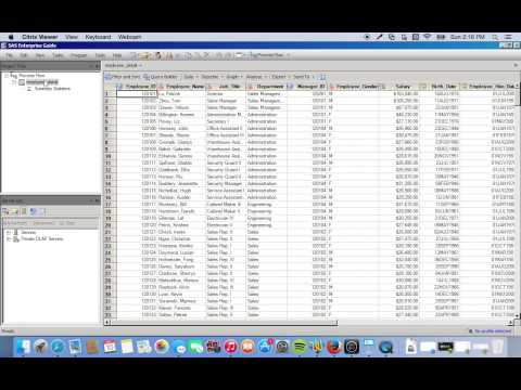 L9  Generating Summary Statistics in SAS EG