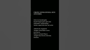 Thumbnail of Cikini Gondangdia - Duo Anggrek #lyrics