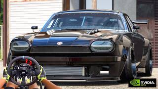 1200HP 1990 Jaguar XJ-S Gameplay | Forza Horizon 6 | Fanatec Wheel screenshot 2