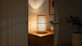 (DIY Zen Light) Bamboo Lamp Craft Modern & Minimalist 🎋✨