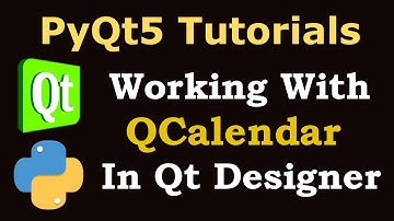 PyQt5 Tutorial -  How to Create Calendar with QCalendarWidget
