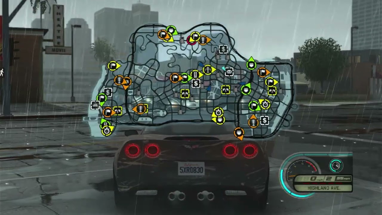 I Need To Get Used To The Corvettes Handling (Midnight Club LA) #33