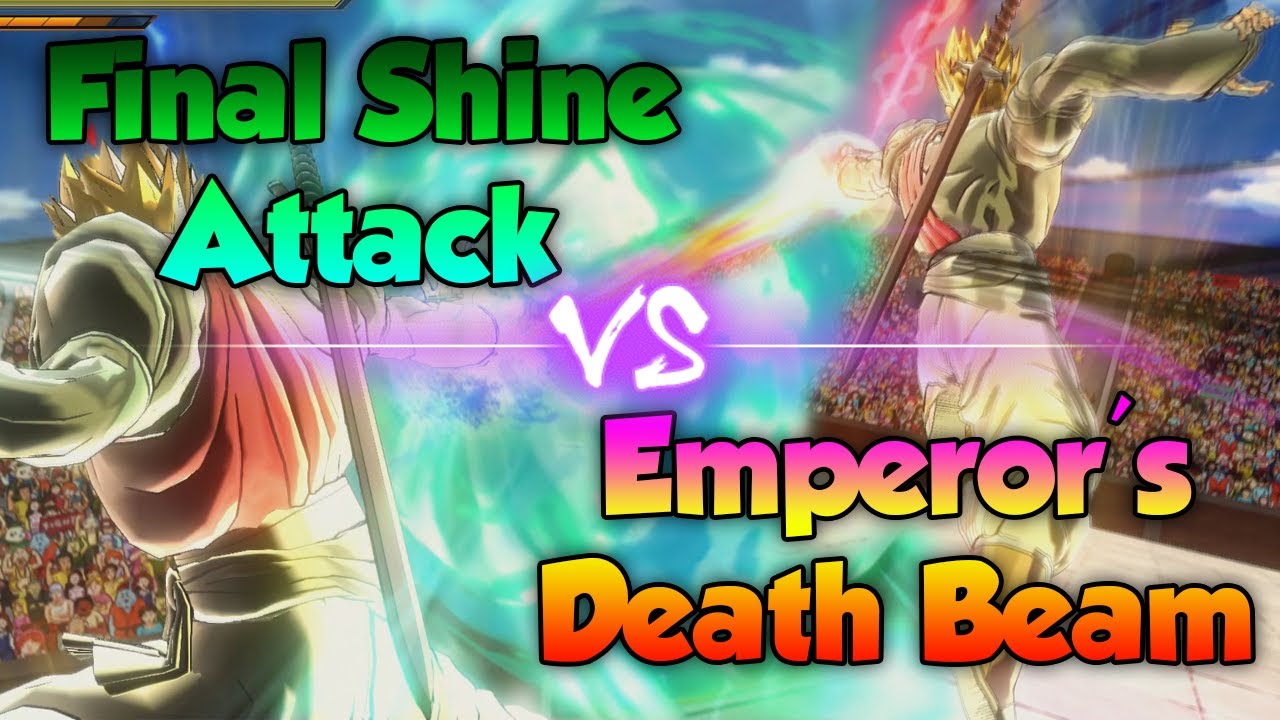 How To Get Emperor's Death Beam Xenoverse 2 Emperor's Death Beam vs Final Shine Attack! Skill Test! - Dragon Ball