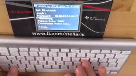 BTstack on Stellaris Cortex-M3 ARM