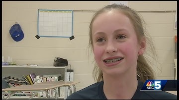 Students training for 